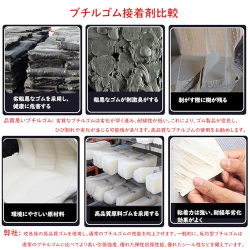 TINYMATCH 防水シート 屋根 補修シート 0.5m*10m 簡単施工 防水テープ 屋根材 水漏れ補修テープ 屋外水漏れ防止テープ コンクリート ベラ_6