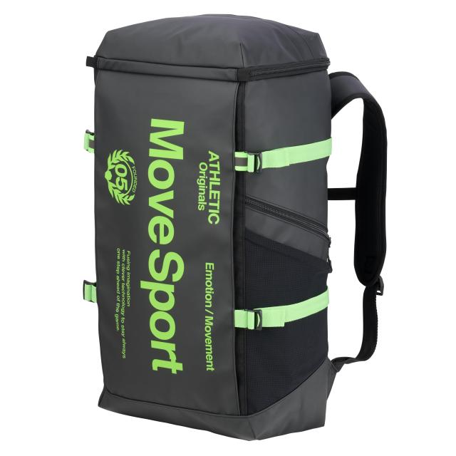 ムーブスポーツ デサント バックパック リュックサック 通学 部活 ビジネス 40L PCポケット 抗菌消臭 再起反射 BKGR(ST5SBPZ2UB)