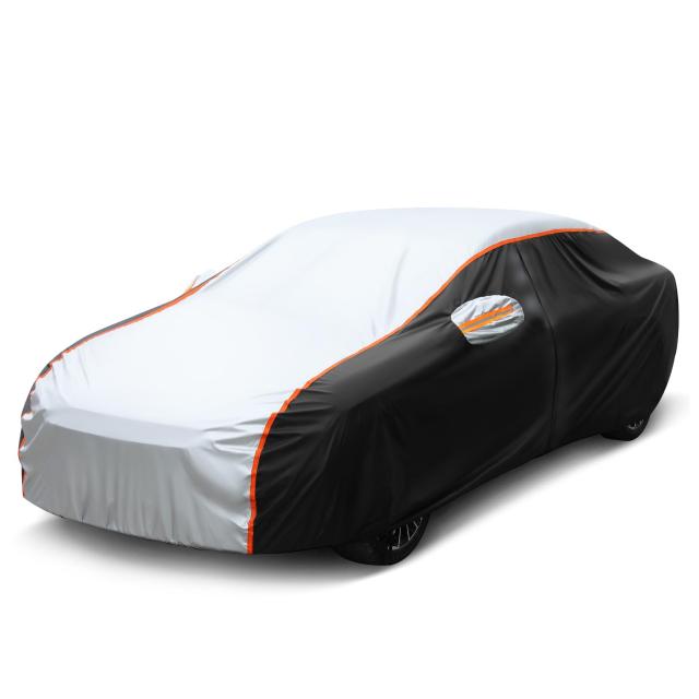カーカバー 防水 車カバー ボディカバー 防水性アップ 防塵 防輻射 紫外線 防雪 (セダン（554*198*150CM）)の通販は 6,950円