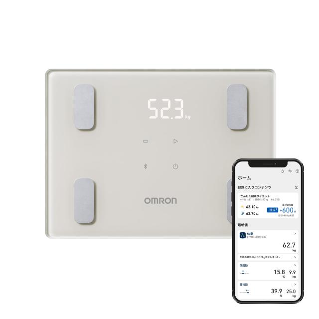 未使用 新品 オムロン 体重体組成計 カラダスキャン HBF-701 新品未使用 omron 箱 、取説 