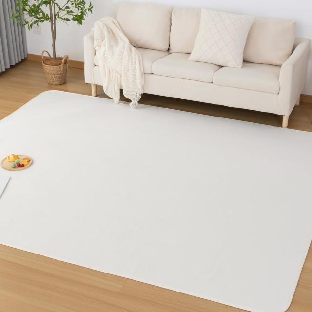 VK Ingeroom カーペット ラグ 200x300cm 約4.5畳 絨毯 滑り止め付き 洗える ラグマット ふわふわ肌触り フランネルラグ 抗菌防臭 防ダニ の通販は 4,550円