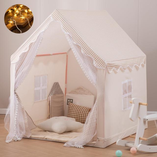 子供用プレイテント 子供用テント 星の光のひも付き 男の子 女の子 屋内 プリンセス おもちゃの家 アウトドア ピクニック 小さな家 子供 4,928円