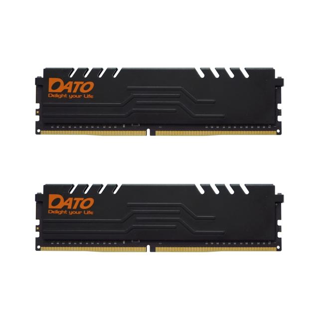 DATO メモリ16GB 2枚, DDR4 32GB 3200MHz UDIMMヒートシンク付き PC4-25600 CL16 1.35V PC3200 RAM with heatsink ゲーミング専用メモリ