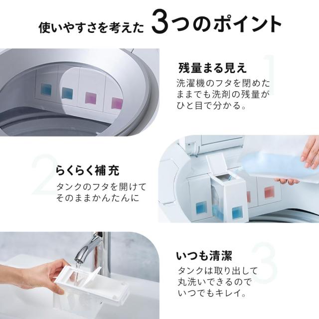 アイリスオーヤマ 洗濯 機 8.0kg ホワイト OSH TCW-80A01-W ガチ落ち極渦洗浄 洗剤自動投入 インバーター 新生活