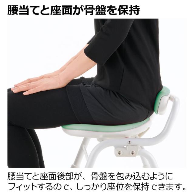美品)エクスジェル EXGEL 床プニフィット 骨盤サポートチェア 美品