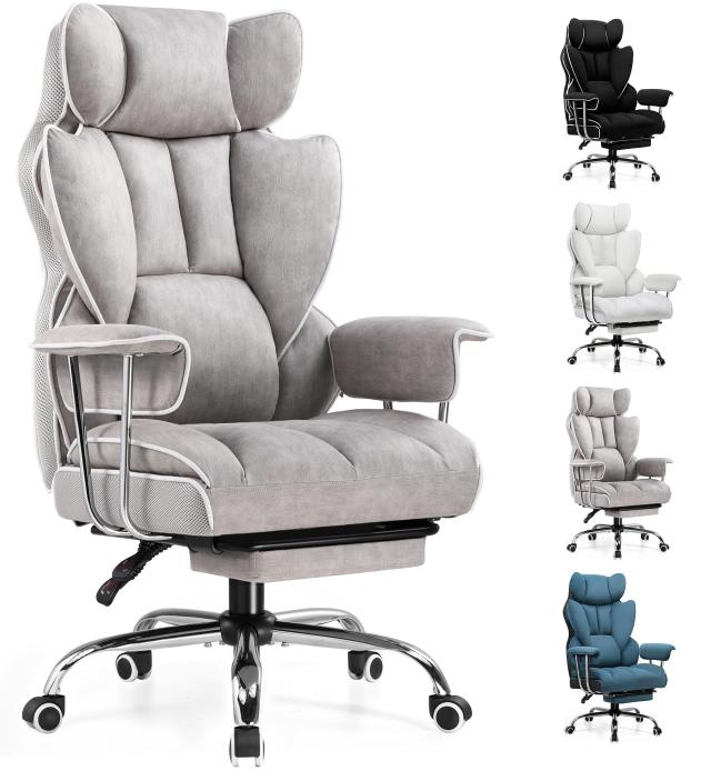 GTRACING ゲーミングチェア ファブリック オットマン 椅子 イス  