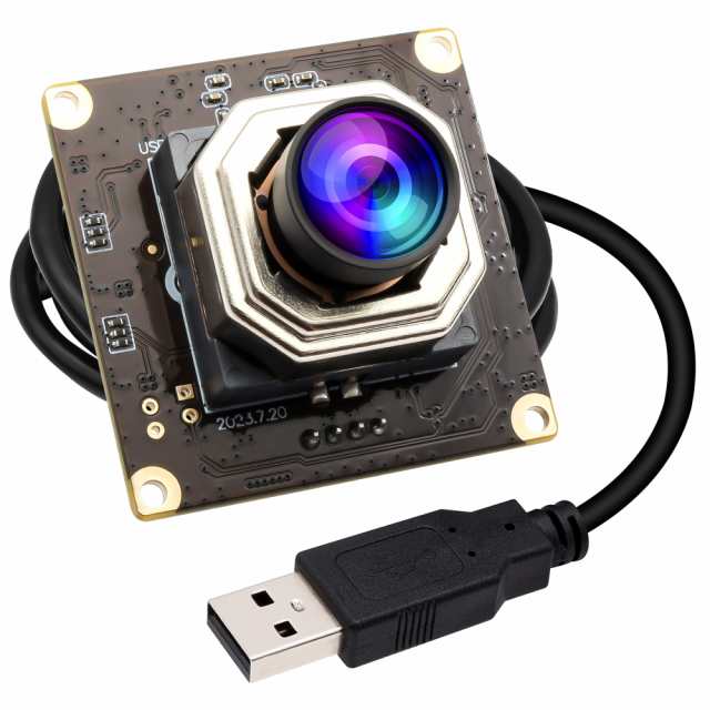 ELP 1080P 120fps USB カメラ モジュール コンピューター用 12MP 広角 PC カメラ 高速ミニ UVC USB2.0 Web カメラ デスク コンピュの通販は
