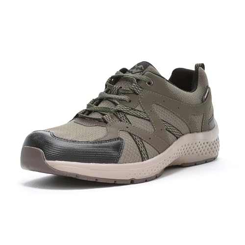 ムーンスター スニーカー 晴雨兼用 ウォーキングシューズ 防水 4E 幅広 24.5~30cm SPLT M195 メンズ モスグリーン 29.0 cmの通販は