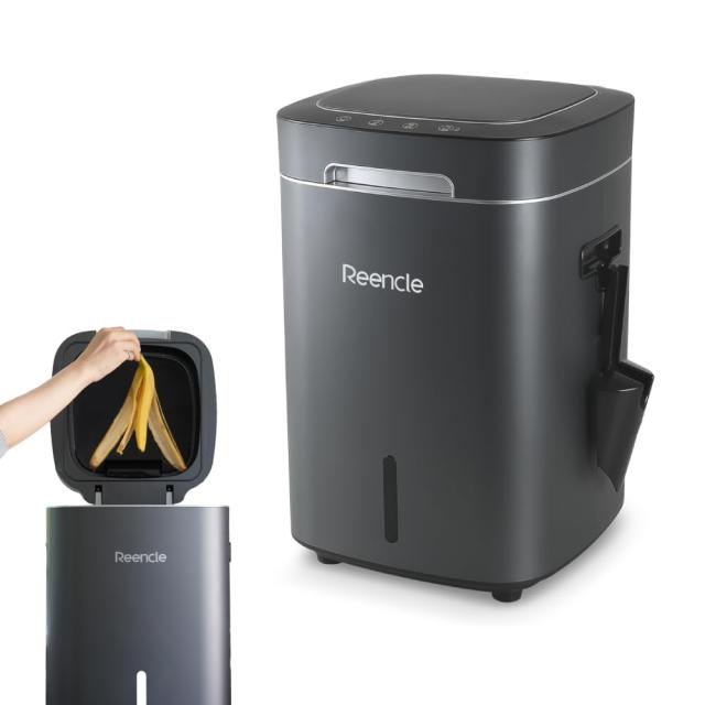 Reencle Prime 家庭用 生ごみ処理機 ハイブリッド式（ バイオ式 × 乾燥式 ） 全自動 強力脱臭システム 消音設計 (ブラック)の通販は 137,500円