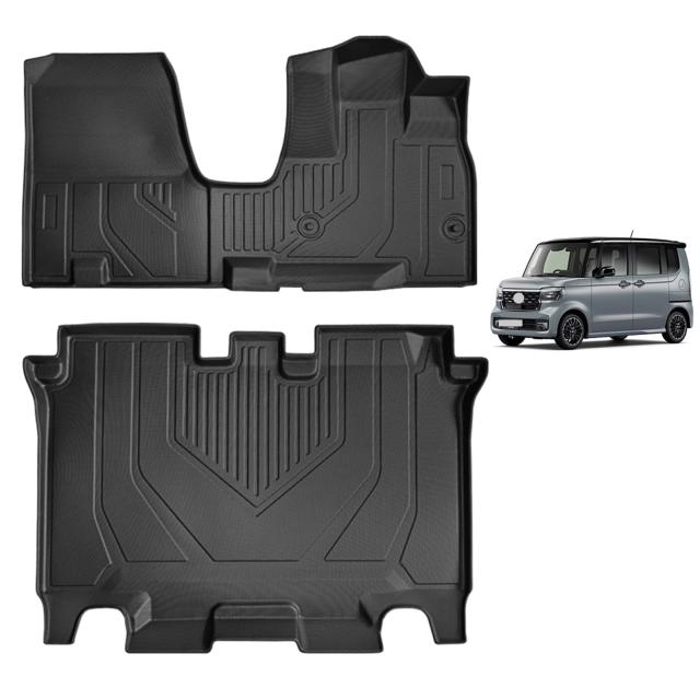 ホンダ 新型 N-BOX JF5 JF6 フロアマット 3Dカーマット 車専用 フロアマット 立体カーマット TPE材質 耐汚れ 耐摩擦 抗菌効果 防水 滑り