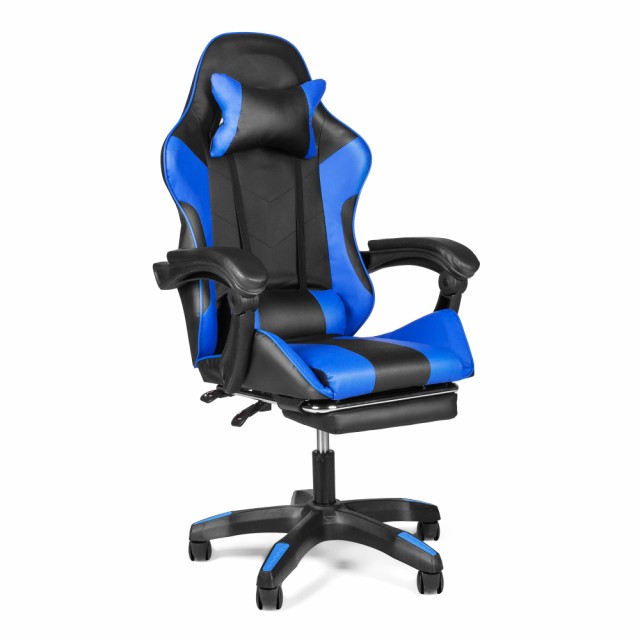 DoubleTT ゲーミングチェア ゲーム用チェア オフ ィスチェア デスクチェア パソコンチェア オットマン付き 人間工学 １６５度リクライニン 11,187円