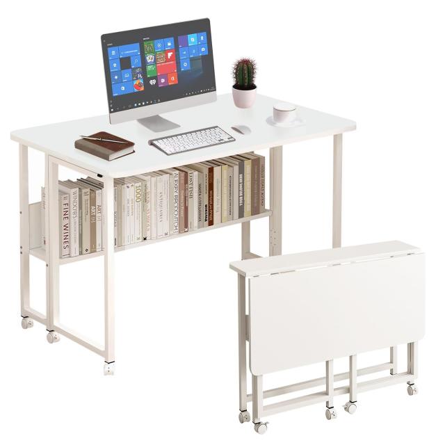 Fainyearn 折りたたみデスク コンパクデスク 省スペース 多機能テーブル 机 パソコンテーブル オフ ィスデスク 折り畳みテーブル テレワーの通販は