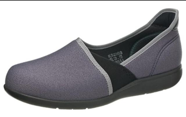 カイホシュギ 介護シューズ 軽量 KHS L173 レディース ブルーグレー 23.5 cm 4E 4,851円