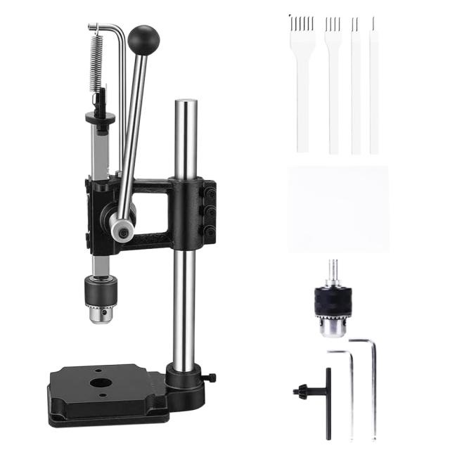 ERPHIC ハンドプレス機 皮革パンチャー手動パンチャー手動パンチャーをDIYするための皮革工芸パンチャーと成形プレス （ハンドプレス本体 7,733円