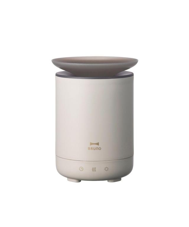 BRUNO ブルーノ 超音波 アロマディフューザー FOG MIST 小型 卓上 エッセンシャルオイル アロマウォーター グレージュ BOE138-GRG