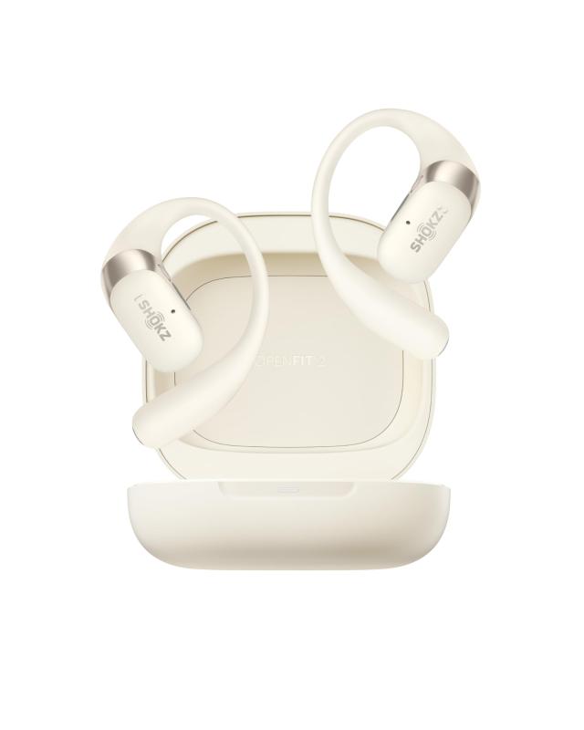 Shokz (ショックス) OpenFit 2 オープンイヤーヘッドホン 完全ワイヤレスイヤホン Bluetooth5.4 耳を塞がない 空気伝導 自動ペアリング の通販は