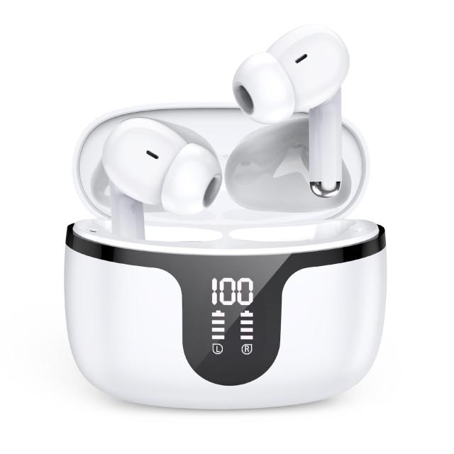 【イヤホン Bluetooth5.4 音質強化型】 ワイヤレスイヤホン Bluetooth イヤホン ブルートゥース イヤフォン カナル式 ENC通話ノイズキャの通販は 8,536円