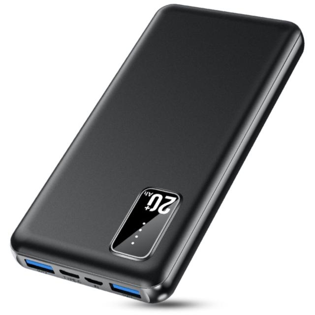 モバイルバッテリー 大容量 【2025新型モデル・超軽薄】 20000mAh大容量 3台同時充電 軽量 小型 タイプc 急速充電 薄型 LED残量表示 スマの通販は