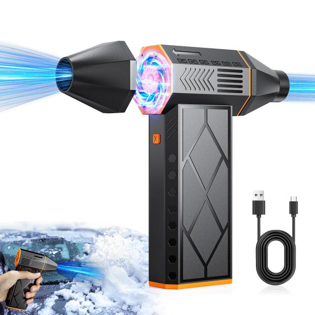 【限定プランド・72m/s超強力】エアダスター 充電式 電動 ブロワー 強力 USB 小型 180000RPM吹き出し力 4段階風量調整 軽量 8000mAの通販は 5,828円