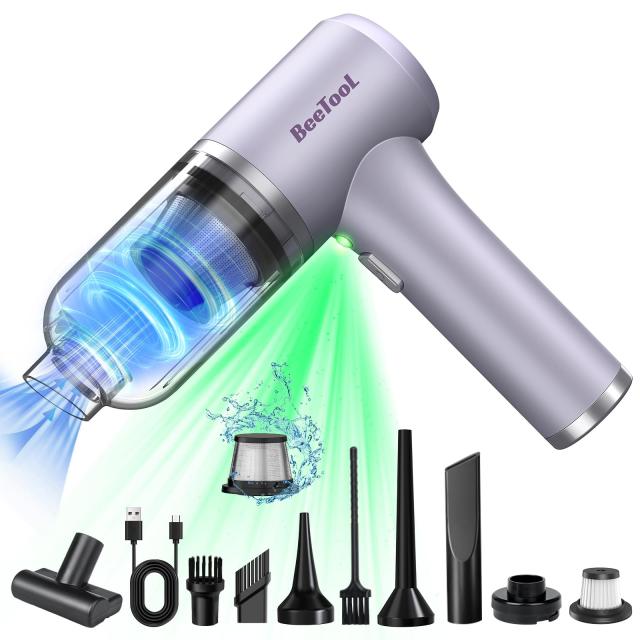 ハンディクリーナー 多機能 【2種吸引モード＆ダストセンサーライト付き】BeeTool 35000Pa 強力吸引力 車用掃除機 コードレス 吹き飛ぶ/の通販は