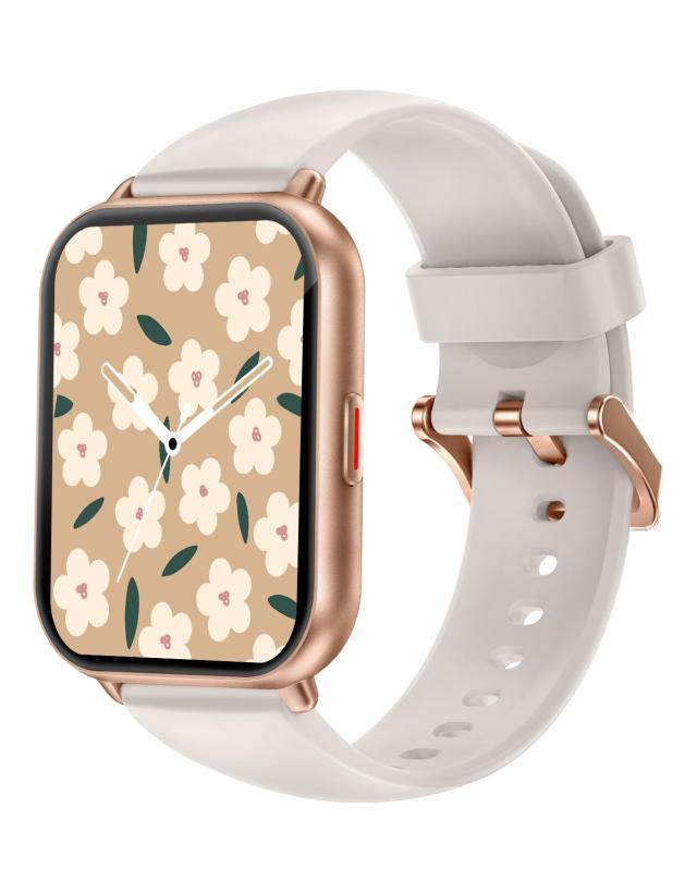 RUIMEN スマートウォッチ 通話機能付き レディース Smart Watch i Phone アンドロイド対応 女性生理周期管理 歩数計 腕時計 着信通知 懐中の通販は 5,379円