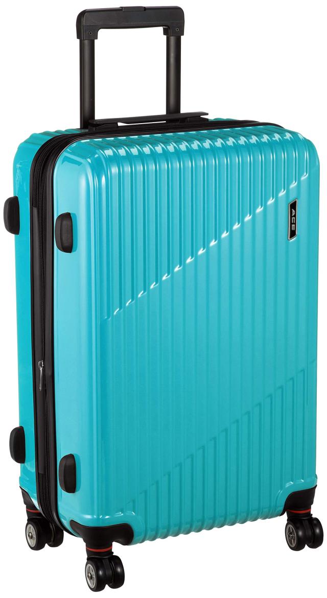 エース スーツケース キャリーケース キャリーバッグ mサイズ 5泊6日 6泊7日 64L/70L(拡張時) 容量拡張機能 双輪キャスター 4.3kg クレス