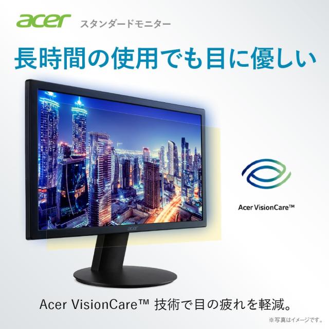 Acer モニター 19.5インチ HD+ (1600x900) 非光沢 TN 75Hz 6ms (GTG) NTSC 72% HDMI 1.4 ミニD-Sub 15ピン スピーカー・ヘッドフォン端子_3
