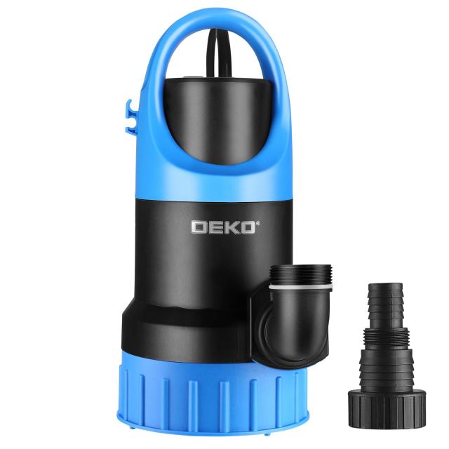 DEKO 750W 水中ポンプ 底部入水式 汚水ポンプ 最大吐出量17033L/H 最大揚程9M 電動 循環ポンプ 水耕栽培 ウォーターポンプ 水族館給水 排