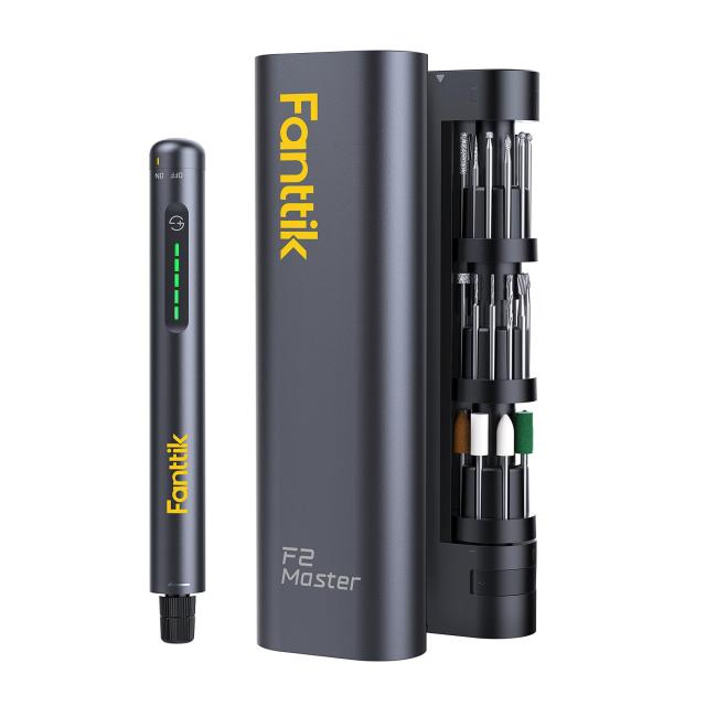 Fanttik F2 Master ミニルーター 5段変速 25000RPM高速道路回転させる コードレス 4V USB-C 申し受ける式 磁石回転させるこしき 35個嘱する品 輪っかLEDともし火