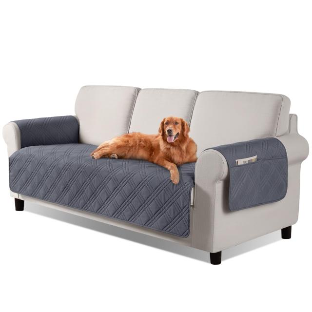 TAOCOCO 背もたれなし ソファカバー 全面防水 ソファーシート 犬猫対策 毛髪不粘着 滑り止め 1人2人3人掛け 肘付き 替えソファカバー 防の通販は