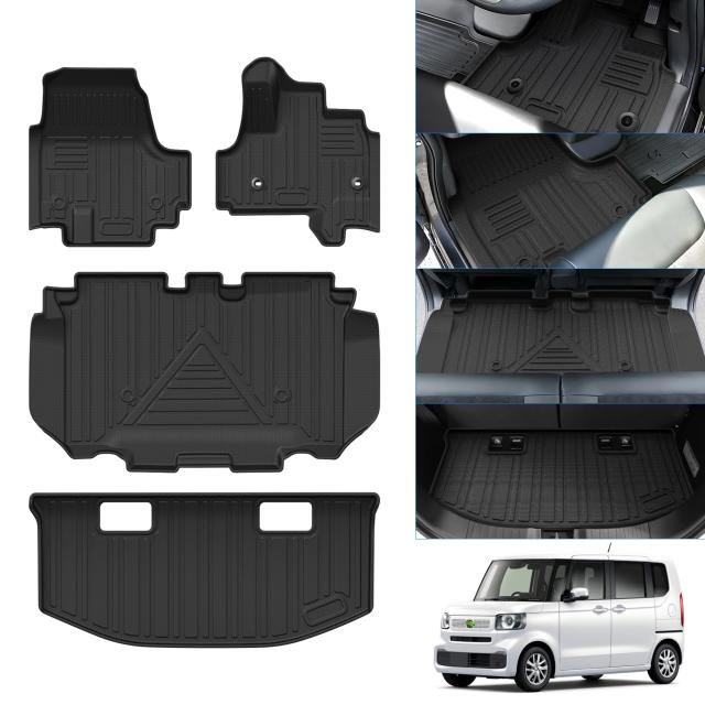 CARVANTA ホンダ 新型 NBOX JF5 フロアマット JF6 トランクマット 3Dフロアマット ラゲッジマット セカンドマット エヌボックス JF5 JF6