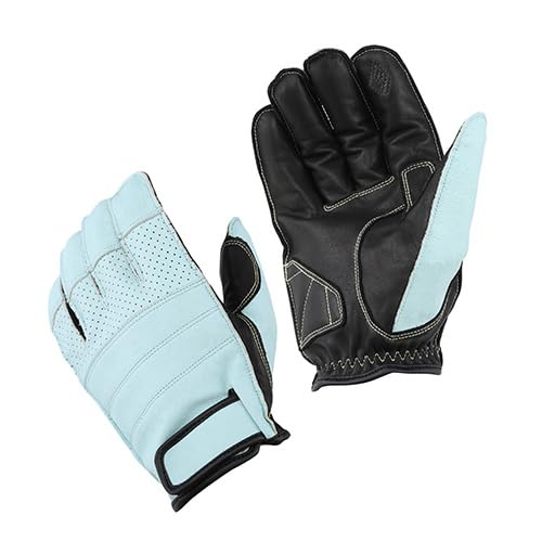 ヤマハ発動機(Yamaha) ライディンググローブ【YAMAHA MOTOR ORIGINAL】 YL4002CYBERLEATHER インテークグローブ ライトブルー Lサイズ 90