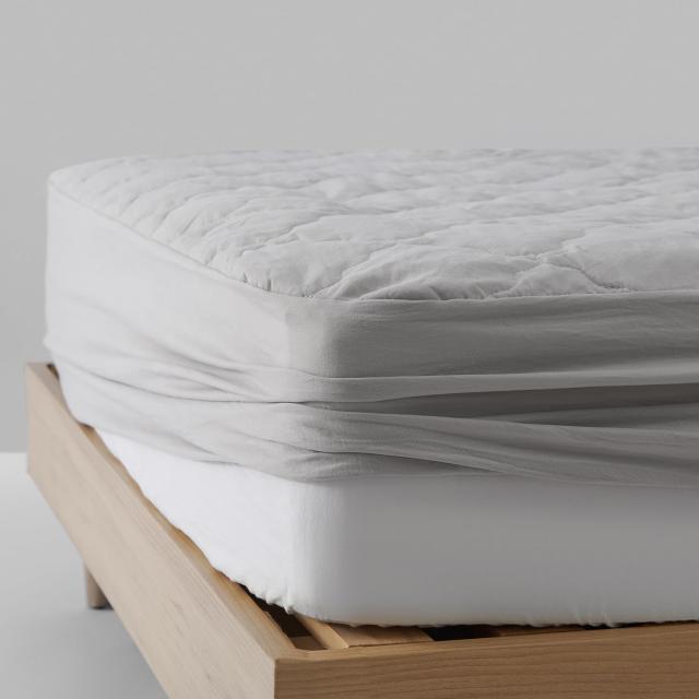 クモリ(Kumori) ボックスシーツ ワイドキング 洗いざらし 柔らかい 一体型ボックスシーツ 耐久性が高い 洗える 吸湿速乾 1枚2役 オールシ