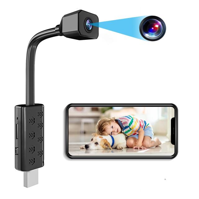 CLYZSTU 小型カメラ 隠しカメラ 4K USBWiFiカメラ 挿すだけスマホに遠隔視聴 スパイカメラ 128GB対応 上書き録画 暗視録画 超小型防犯監の通販は 7,692円