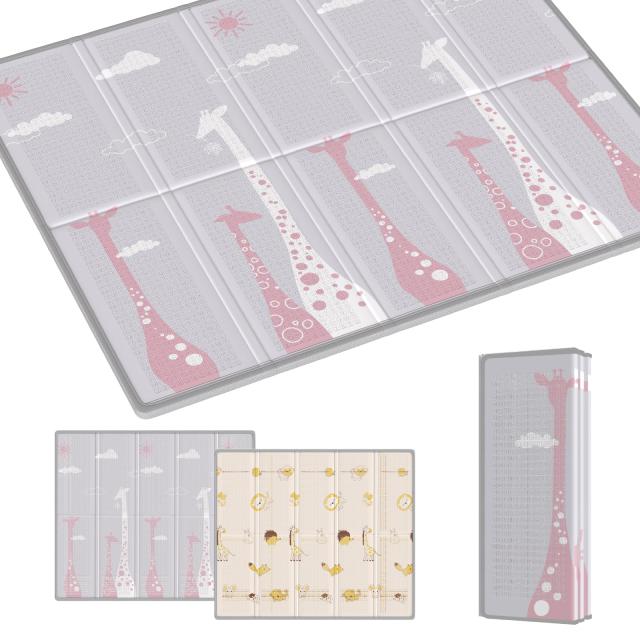 プレイマット 赤ちゃん 厚手 大判 ベビーマット 折り畳み 赤ちゃんマット 防水 ベビープレイマット 持ち運び お昼寝マット 防音 衝撃吸収の通販は 6,944円