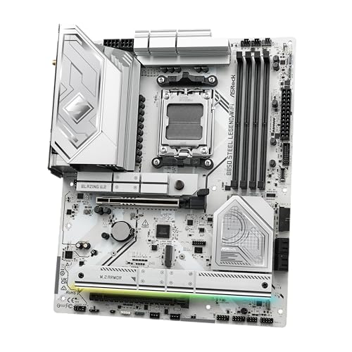 ASRock マザーボード B850 Steel Legend WiFi AMD Ryzen 9000 / 8000 / 7000 シリーズ CPU (Soket AM5) 対応 DDR5 ATX マザーボード 【国_5