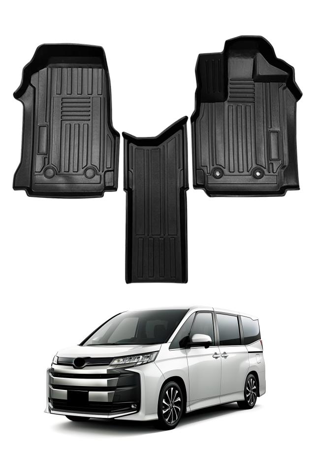 ノア 70系 との互換性あり フロアマット 3D 立体カーマット TPE素材 滑り止め 防汚 耐摩耗 防水 車内アクセサリー 3Pセット 2007年〜2013