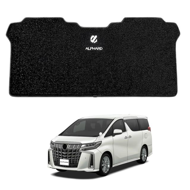 【beyond self】トヨタ アルファード 30系 ハイブリッド車 フロアマット 2列目 セカンドラグマット ロゴあり 絨毯 傷防止 汚れ防止 レー