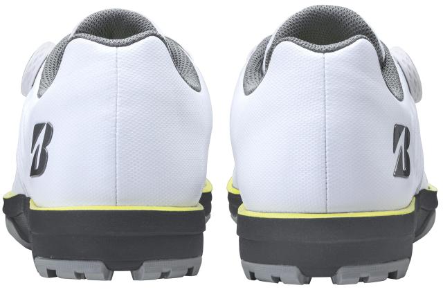 ブリヂストン スパ イクレスゴルフシューズ ゼロ・スパ イク バイター ライト SH2505 メンズ ホワイト/イエ ロー 27.5cm 3E