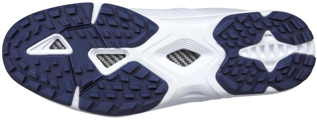 ブリヂストン スパ イクレスゴルフシューズ ゼロ・スパ イク バイター ライト SH2505 メンズ ホワイト/オレンジ 26.5cm 3E