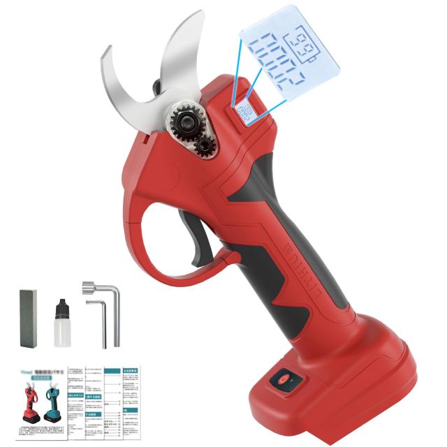 電動ハサミ 電動剪定バサミ【5cmの大切断径】2段階開口調節可