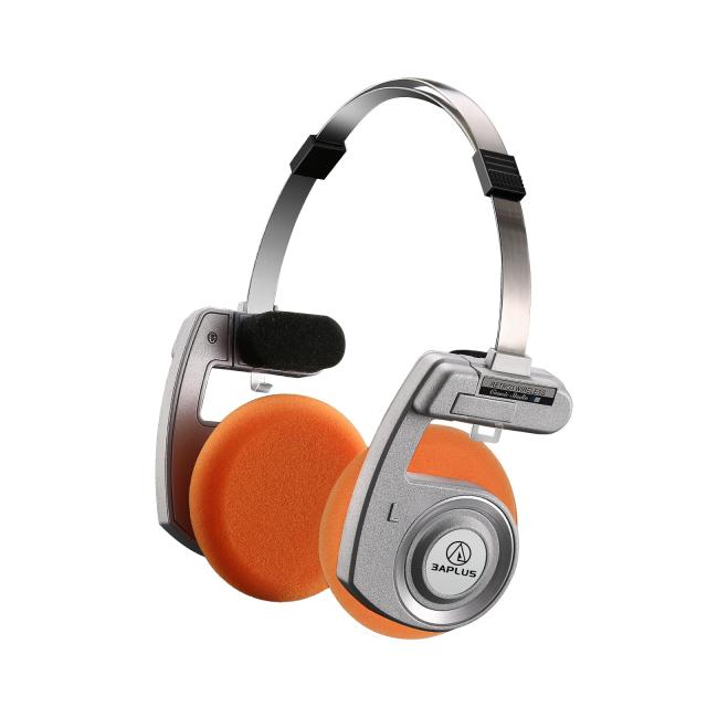 3APLUS Retro 第三世代 Bluetoothヘッドホン オープン型 ワイヤレスヘッドホン 軽量 レトロ 折り畳み式 オーバーヘッドヘッドホン 【ケー