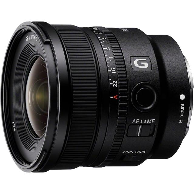 ソニー 広角単焦点レンズ フルサイズ FE 16mm F1.8 G Gレンズ デジタル一眼カメラαEマウント用 純正レンズ SEL16F18G