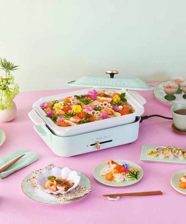 BRUNO ブルーノ コンパクトホットプレート 焼肉 本体 プレート2