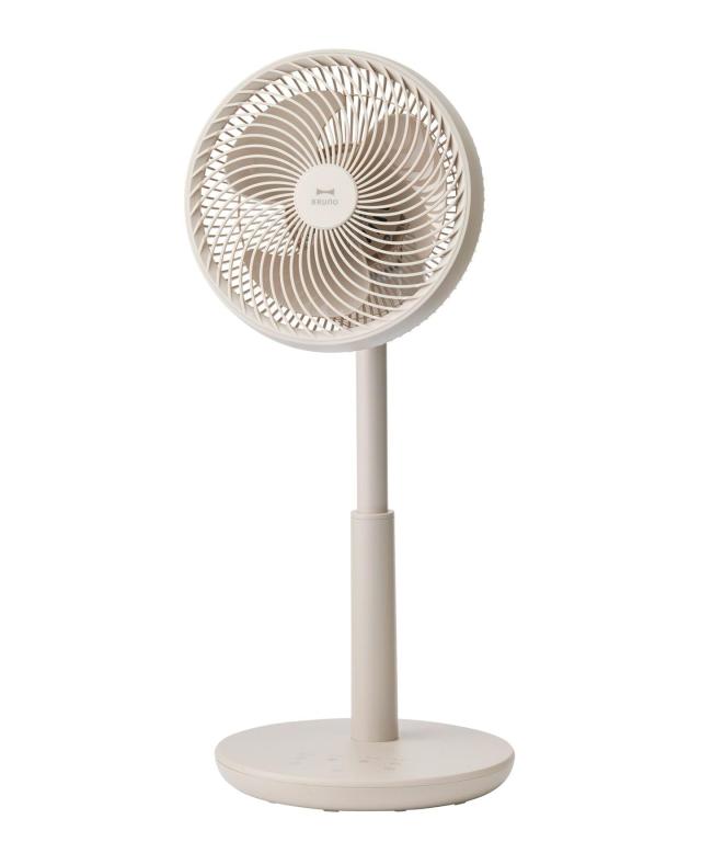 BRUNO ブルーノ 扇風機 リビング dcモーター 静音 おしゃれ 首振り リモコン付き DCコンパクトフロアファン グレージュ BOE075-GRG