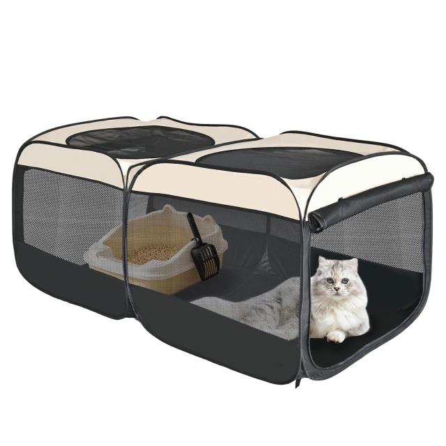 2WAYドッグプレイペン 58インチ ポップアップ猫・小型ペット用プレイペン 組 Qoo10] 2WAYドッグプレイペン 58インチ ポ : 日用品雑貨