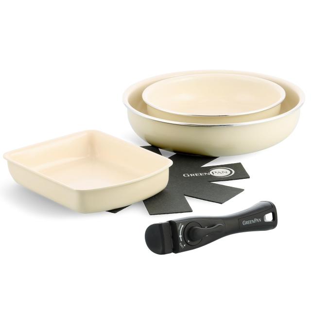 グリーンパン GREENPAN フライパン 玉子焼き器 5点 セット 楽天市場】[ GREENPAN クリックシェフ 《5点セット》] 脱着式