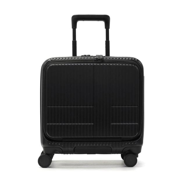 イノベーター スーツケース フロントオープン【33L】 3kg リアルブラック