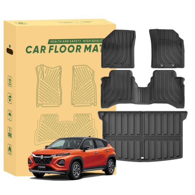AHWZ スズキ 新型 フロンクス専用 フロアマット ラゲッジマット 3Dフロアマット FRONX フロンクス WDB3S WEB3S 2024年10月〜現行 セカン