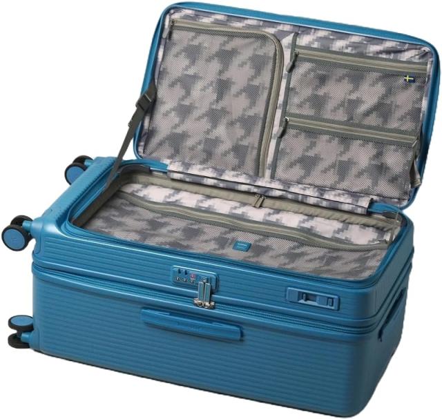 イノベーター スーツケース ドアオープン【92L】 5.2kg ブルーシャドー